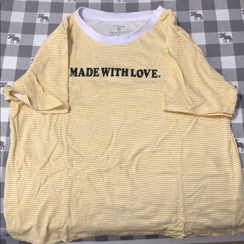 “MADE WITH LOVE” crop top